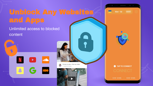 VPN Ukraine - Free VPN Proxy Server & Secure App Screenshot 1