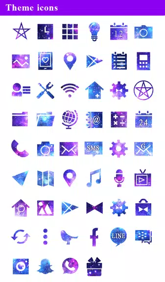 ภาพหน้าจอ Galaxy Yin-yang Theme 4