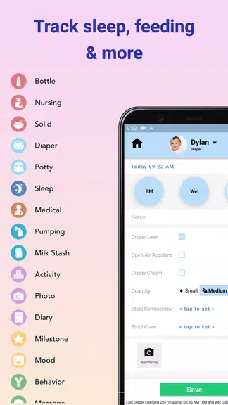 Baby Connect: Newborn Tracker zrzut ekranu 3