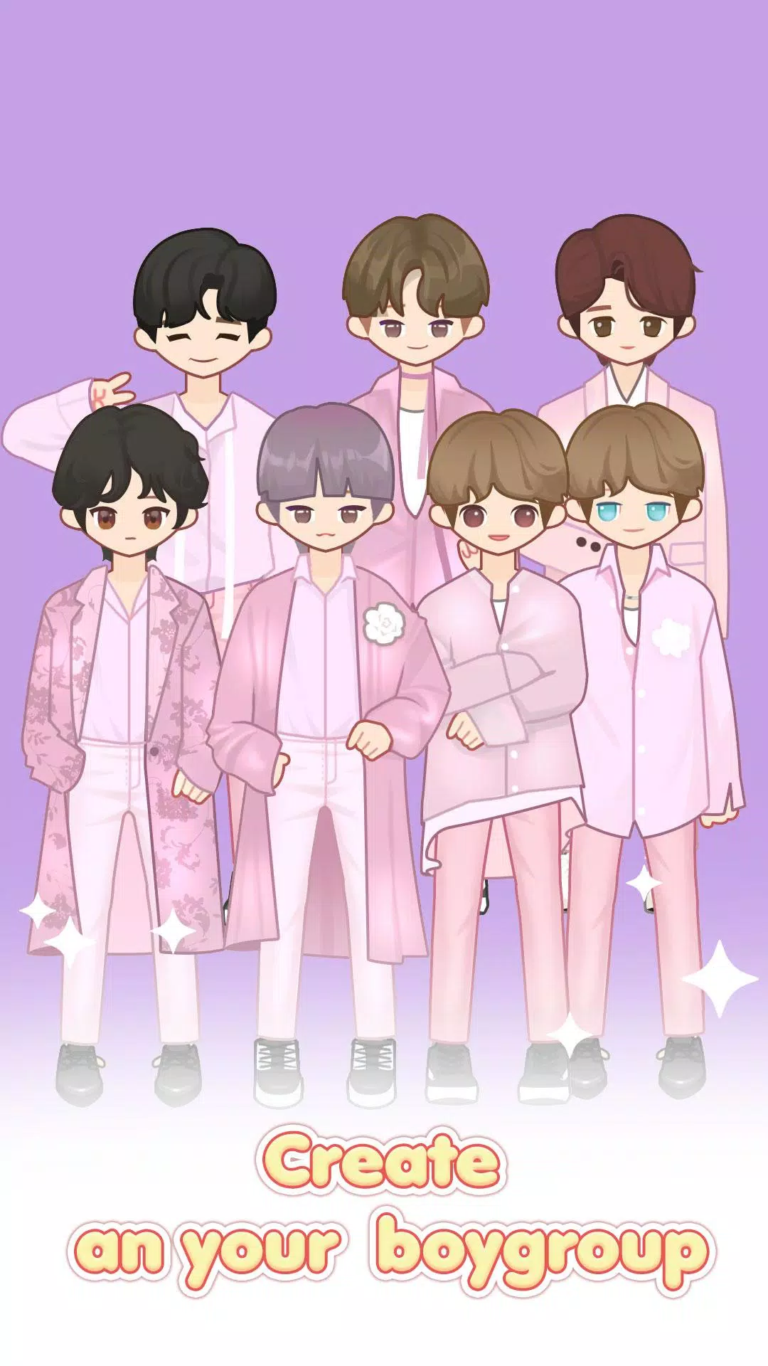 Screenshot MYIDOL (#Dress up #BoyGroup #k 2