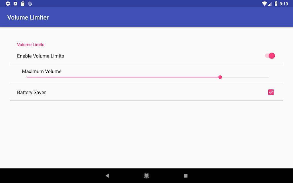 Screenshot Volume Limiter 3