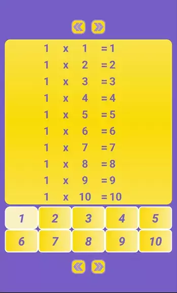 Multiplication Table: Math屏幕截圖1