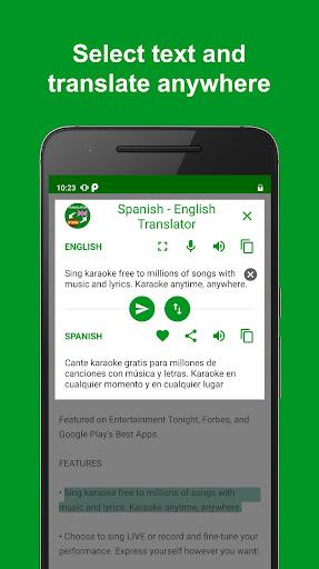 Spanish - English Translator captura de pantalla 1