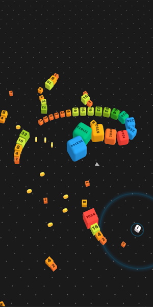 Snake Cube Arena: Merge 2048 screenshot 1