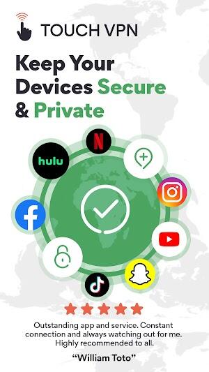 Touch VPN ကိုဖန်သားပြင်1