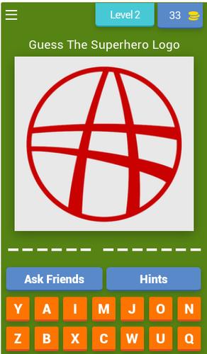 Superhero Logo Quiz screenshot 3