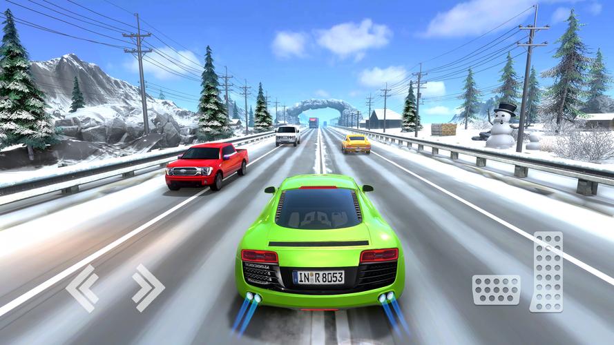 Real Highway Car Racing Games स्क्रीनशॉट 3