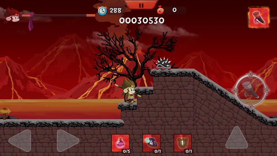 Willie the monkey king island captura de pantalla 1