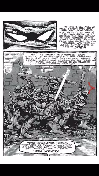 TMNT Comics captura de pantalla 3
