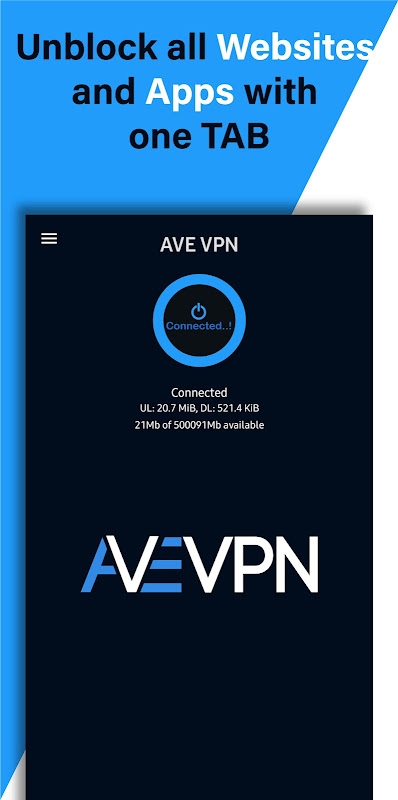Screenshot AVE VPN:Low Ping Vpn 2