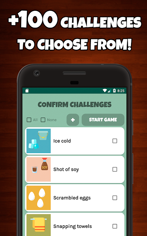 Silent Library Challenges: funny dares, party game Screenshot 2