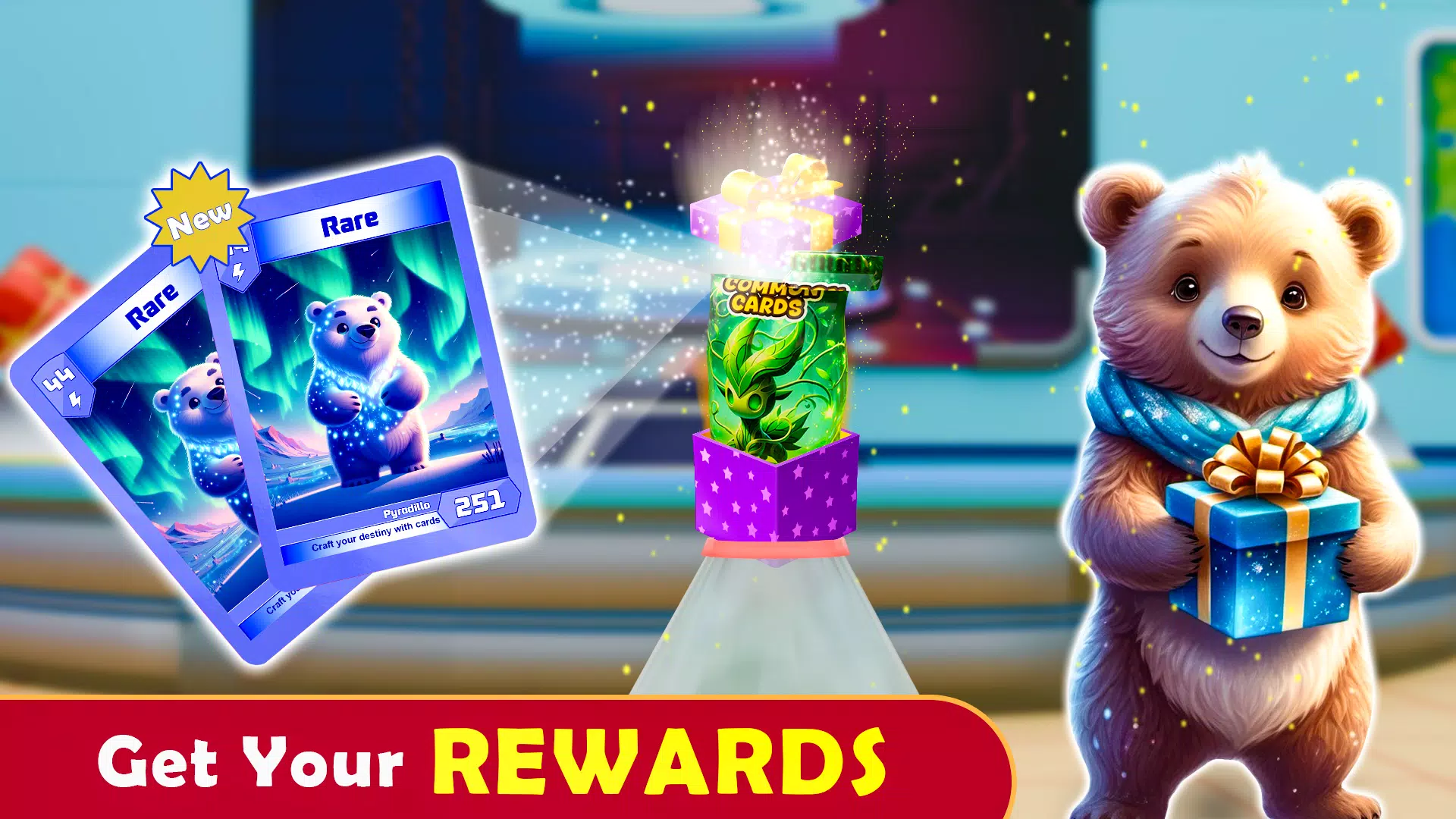 Monsters Card Collector Game Capture d’écran4