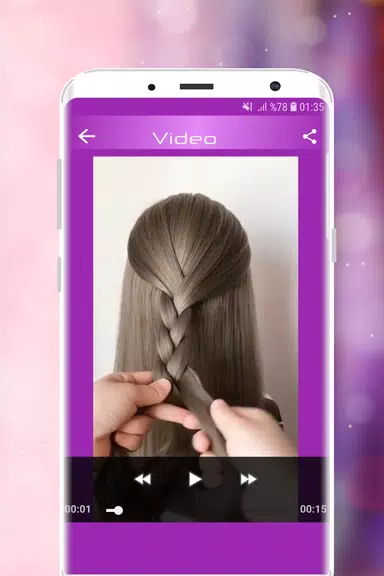 Screenshot Hairstyles Step by Step Videos 4