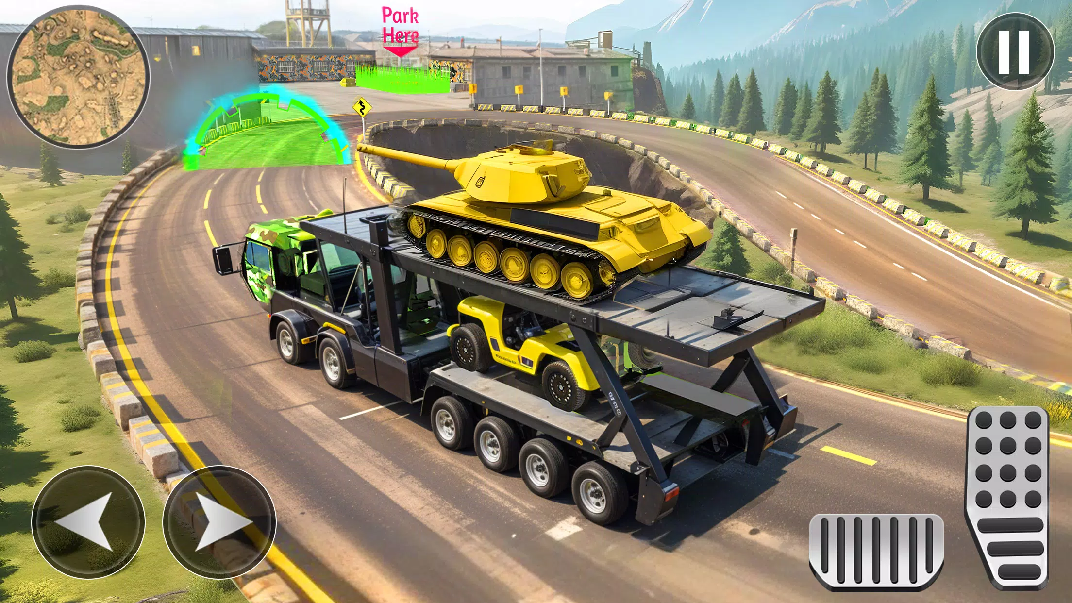 Army Cargo Truck Driving Games屏幕截圖4