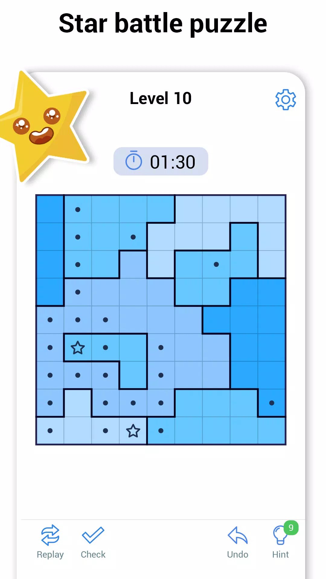 Star Battles - Logic Puzzles स्क्रीनशॉट 1