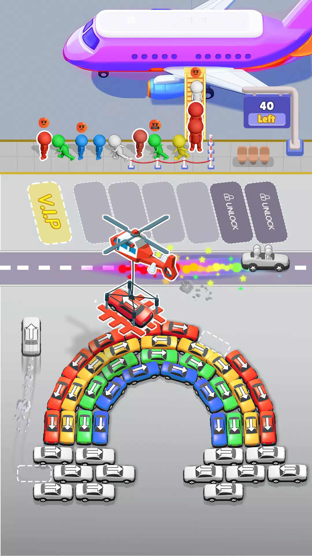 Bus Sort Jam: Parking Puzzle screenshot 2