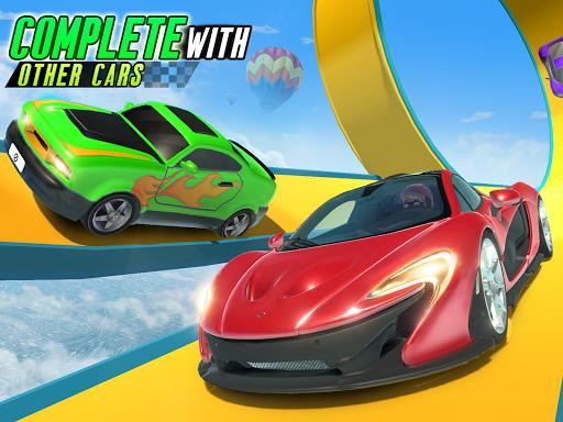 Hot Cars Fever-Car Stunt Races экрана 4