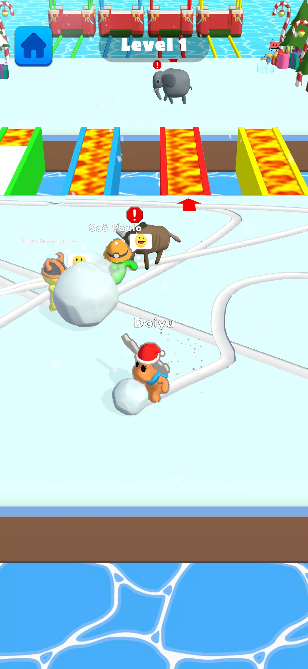 Ice Runner Battle: Snow Race应用截图第4张