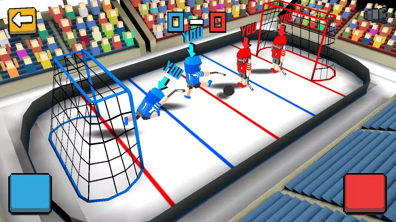 Cubic Hockey 3D Tangkapan skrin 3