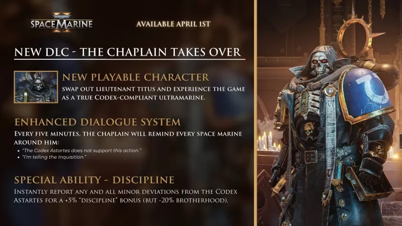 Space Marine 2 Devs 'Aprilscherz des Witzes Sparks Fan Aufregung für Spielfunktionen