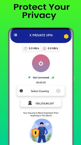 X Private VPN - XXXX Proxy ảnh chụp màn hình 1