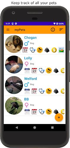 myPets - Pet Manager Screenshot 1