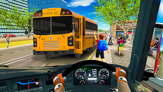 ภาพหน้าจอ School Bus Transport Simulator 2