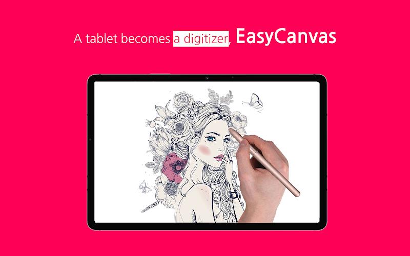 EasyCanvas -Graphic tablet App captura de pantalla 1