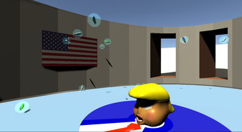 tossAR - Augmented Reality Trump captura de pantalla 1