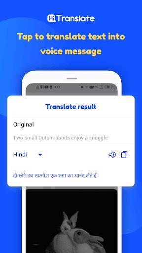 Hi Translate - Free Voice and Chat Translate zrzut ekranu 1