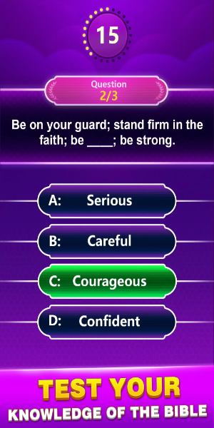The Bible Trivia Game: Quiz экрана 1