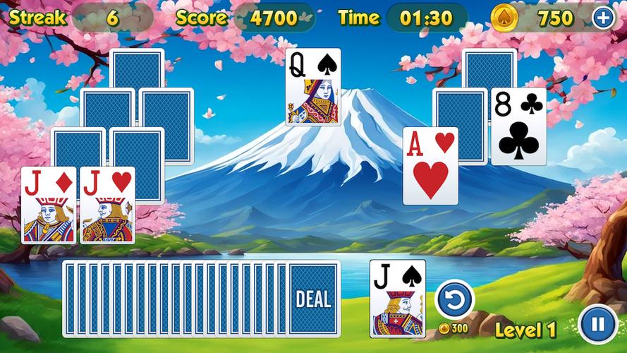 TriPeaks Solitaire Challenge Capture d’écran4