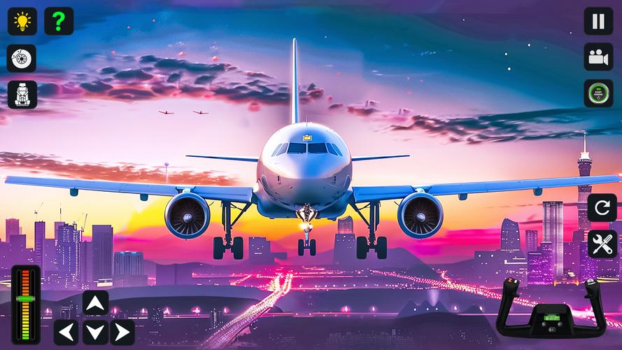 Airplane Simulator 3D Offline Screenshot 2
