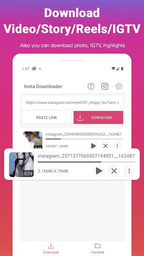 Video Downloader For Insta - IG Stories, Reels Screenshot 1