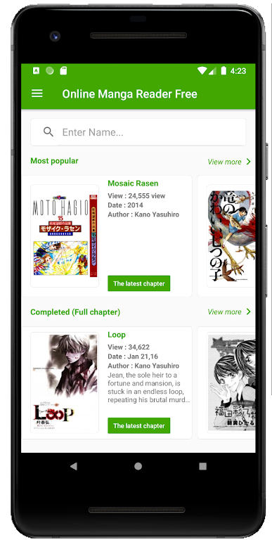 Free Manga Reader Online Offline应用截图第1张