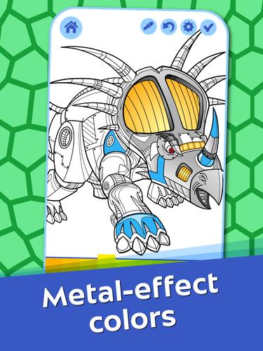 Dino Robots Coloring for Boys screenshot 2