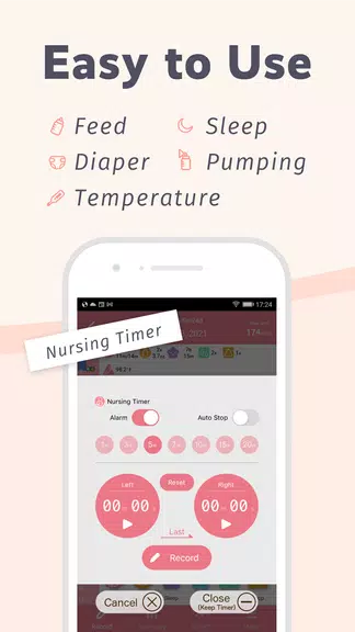 PiyoLog: Newborn Baby Tracker 스크린 샷 2