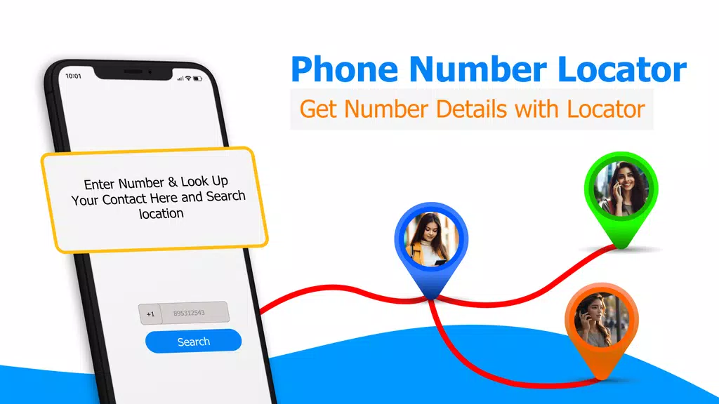 ภาพหน้าจอ GPS Mobile Number locator App 2