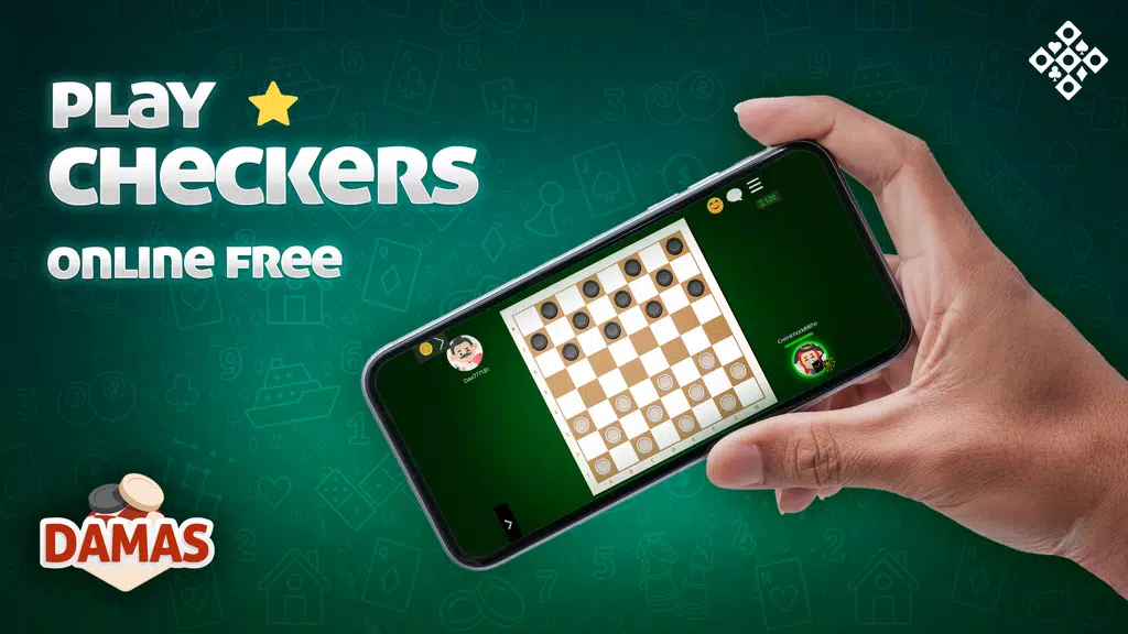 Screenshot Checkers Online: board game 1