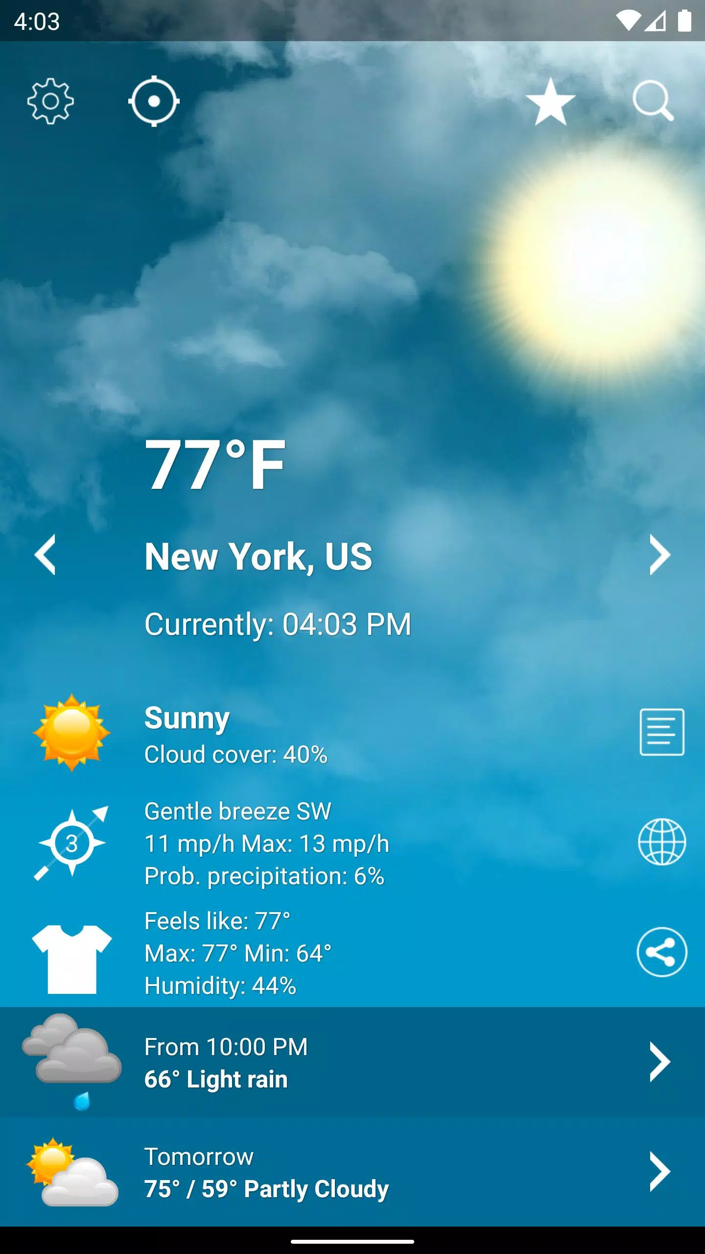 Weather XL PRO屏幕截圖1