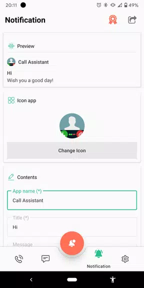 Fake Call and Sms Capture d’écran3