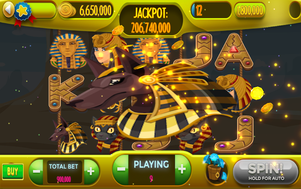 ภาพหน้าจอ Egyptian Treasures Free Casino Slots 2