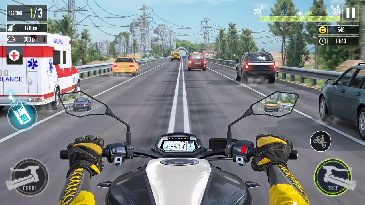 3d Bike Racing Bike Race Games ảnh chụp màn hình 1