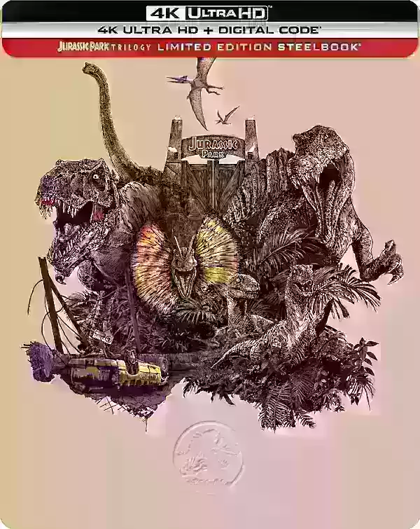 Jurassic Park and Jurassic World Trilogy Steelbooks Coming June 17