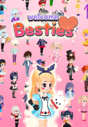 Besties - Make friend & Avatar 스크린 샷 1