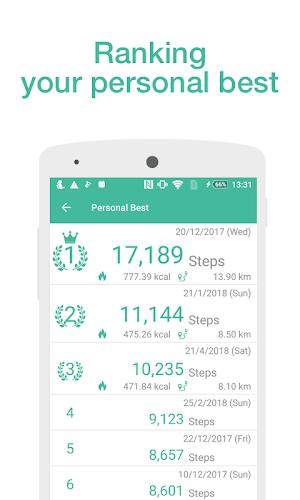 Pedometer - Step Counter Maipo应用截图第3张