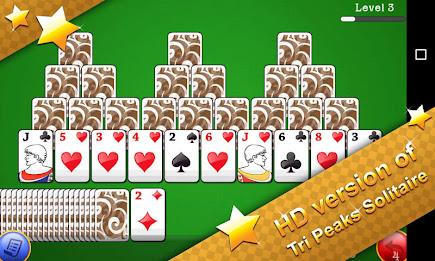 Classic Tri Peaks Solitaire 스크린샷 1