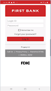 ภาพหน้าจอ First Bank Digital Banking 1