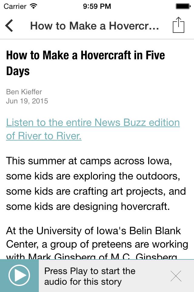 Iowa Public Radio App Screenshot 4