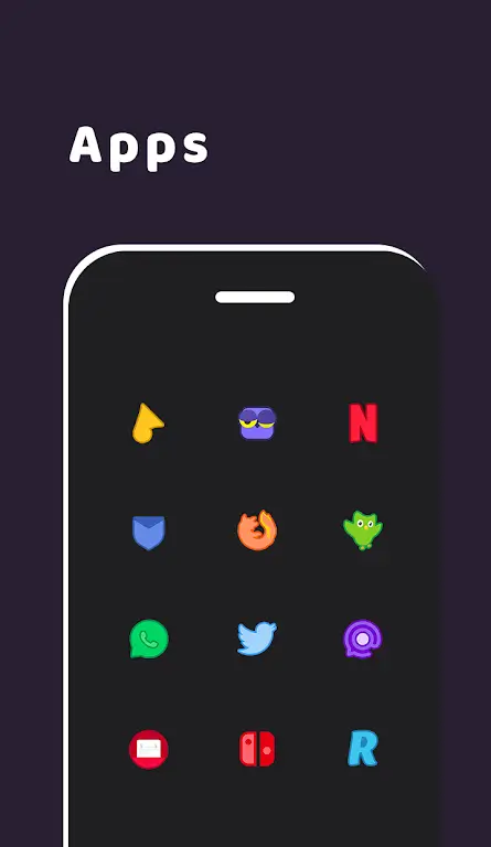 Duo Nano Icon Pack ekran görüntüsü 1